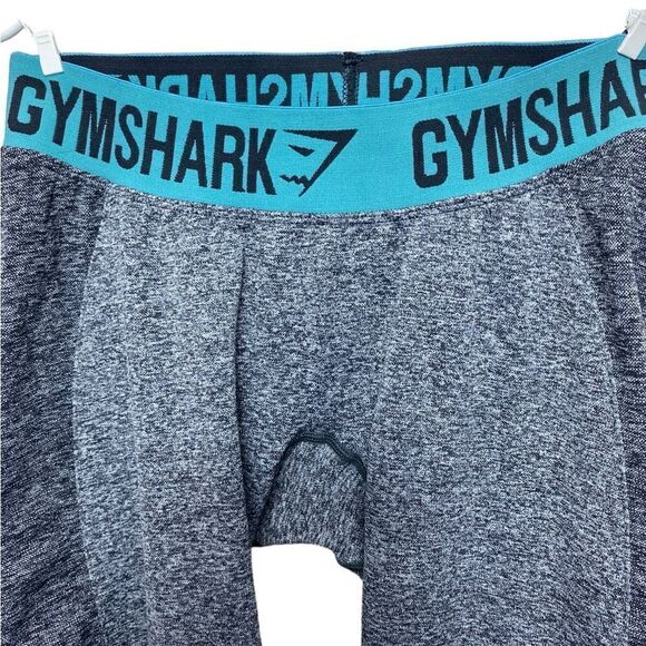 Gymshark Flex Charcoal Gray Teal Seamless Low Rise Leggings Size Small - Picture 3 of 5